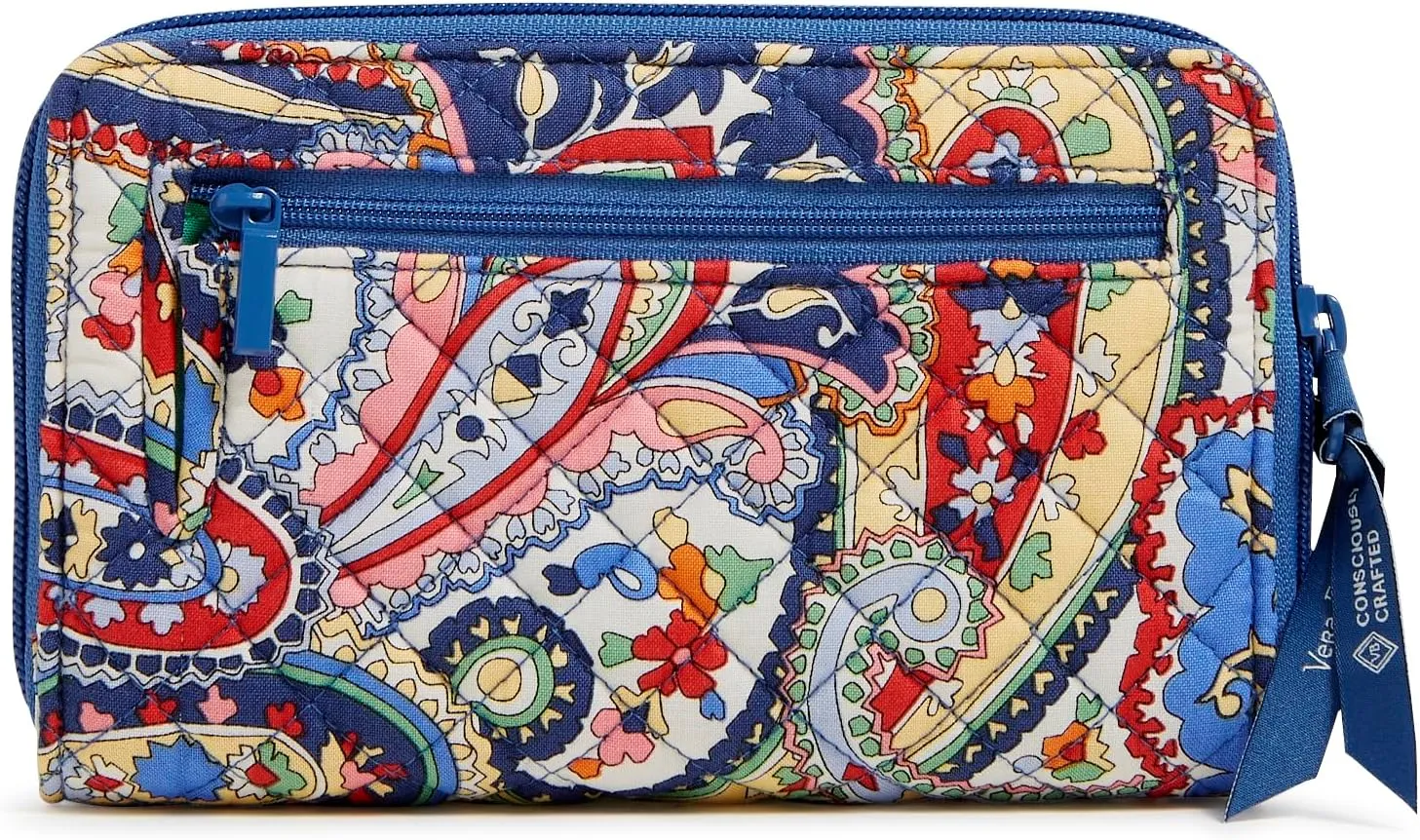 Vera Bradley Iconic RFID Turnlock Wallet, Signature Cotton
