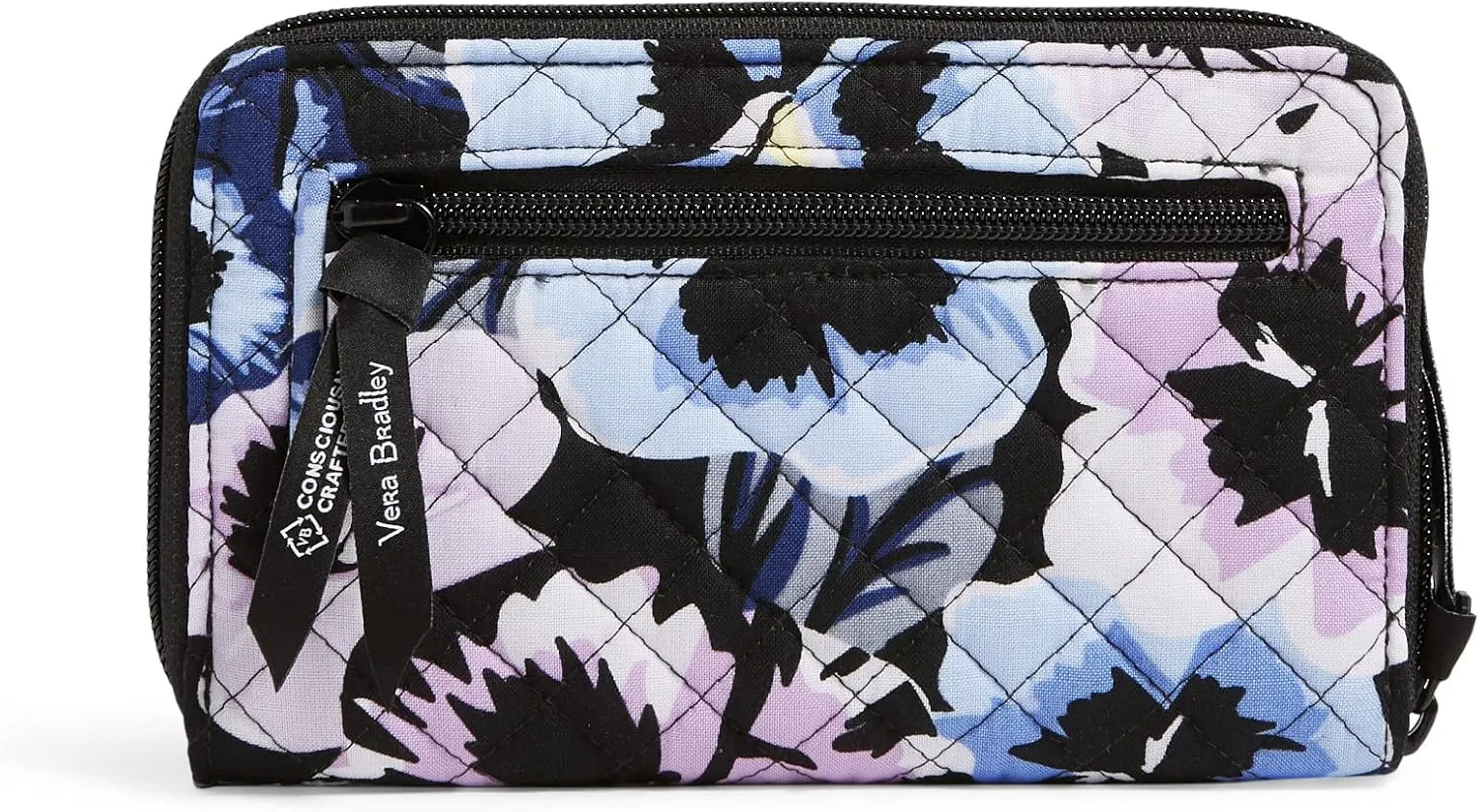Vera Bradley Iconic RFID Turnlock Wallet, Signature Cotton