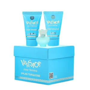 Versace Dylan Turquoise Womens Mini Perfume Trio Gift Set