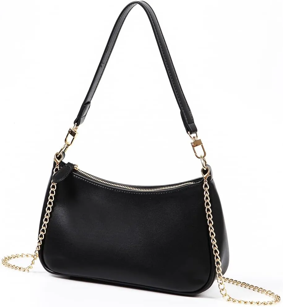 VODIU Clutch Tote Handbags with 2 Removable Straps and Zipper Closure Crossbody Bags Shoulder Purse Handbag for Women