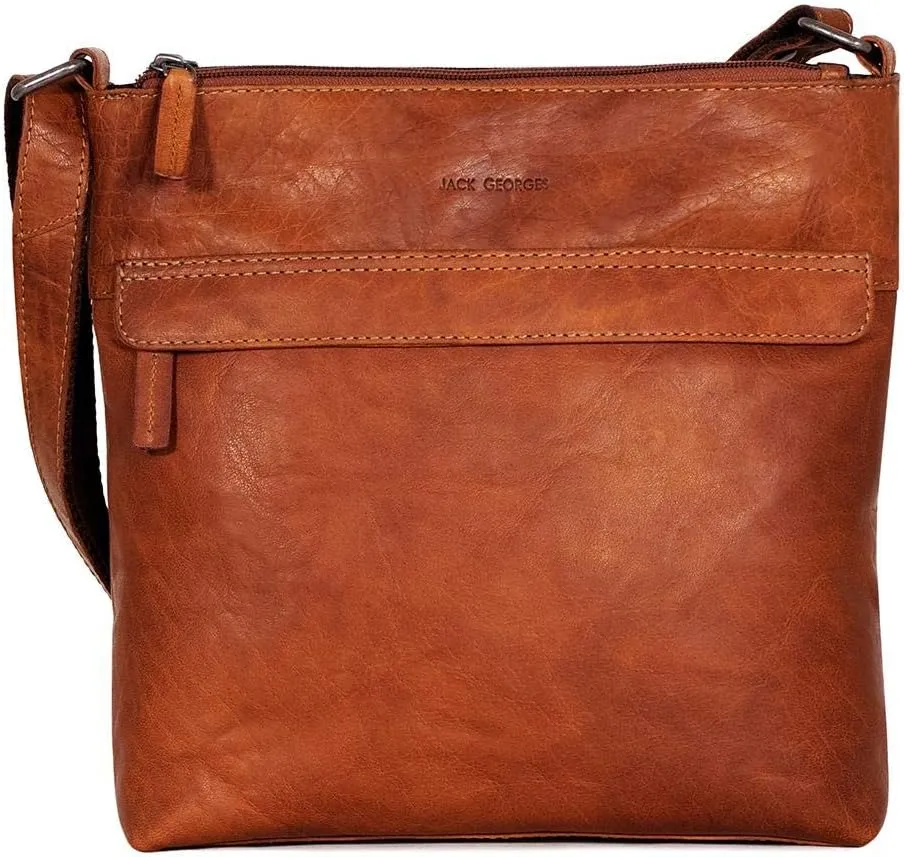 Voyager Zippered Crossbody Hobo #7832 (Honey)