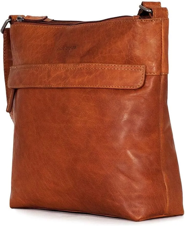 Voyager Zippered Crossbody Hobo #7832 (Honey)