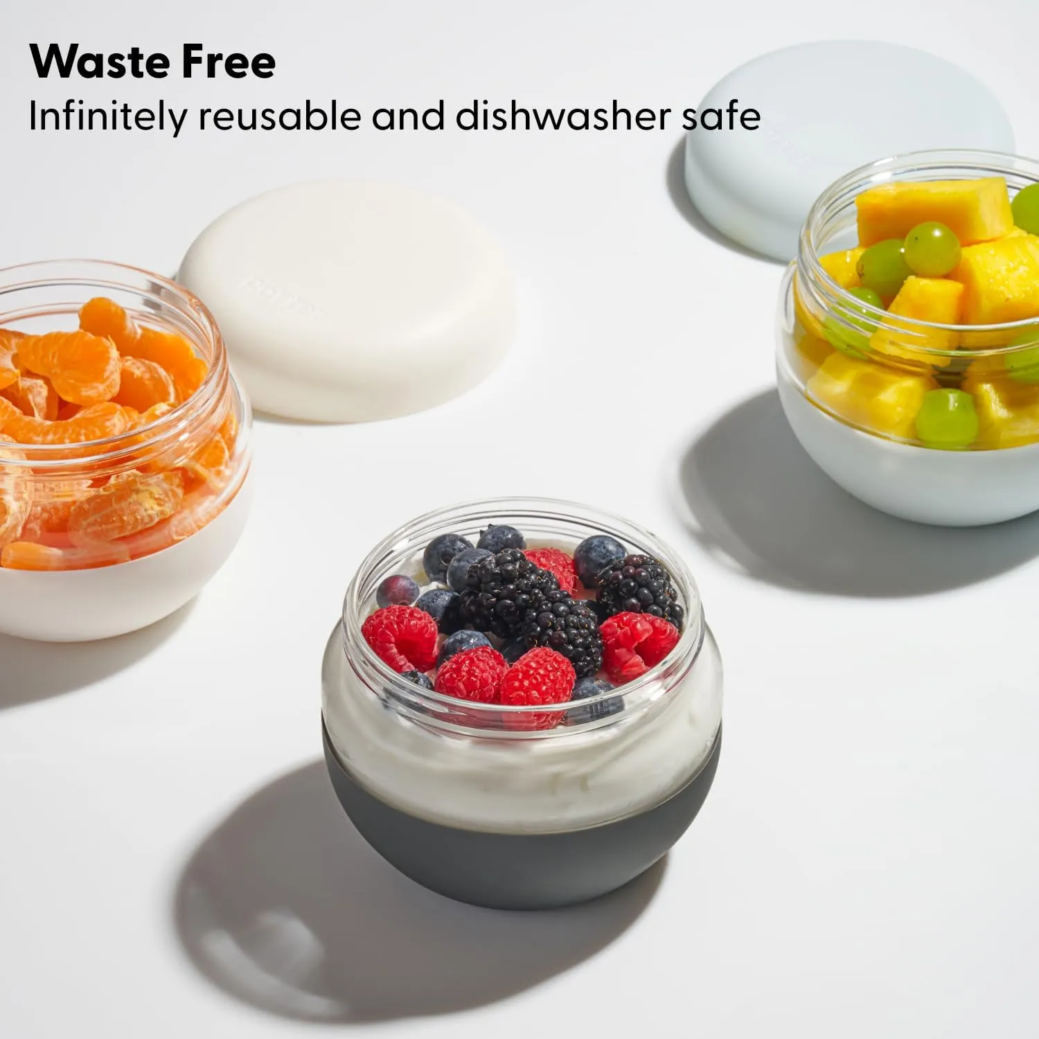 W&P Porter Seal Tight Lunch Bowl Container w/ Lid | Mint 24 Ounces | Leak & Spill Proof, Soup & Stew Food Storage, Meal Prep, Airtight, Microwave and Dishwasher Safe, BPA-Free Glass