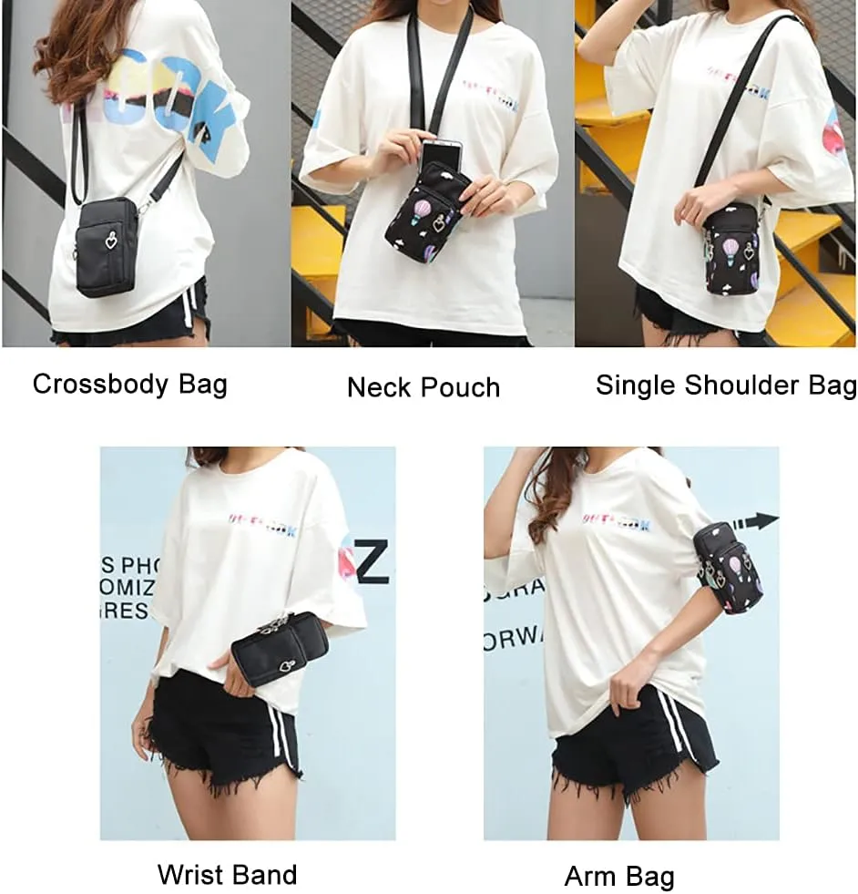 Women Crossbody Cell Phone Purse Wallet Wristband Armband Bag for Samsung Galaxy S25 Ultra S24 S23 S22 Ultra/Plus/FE, A16 A15 A14 A06 A05S A35, iPhone 16 15 Pro Max, Moto G Power 5G (Purple-L)