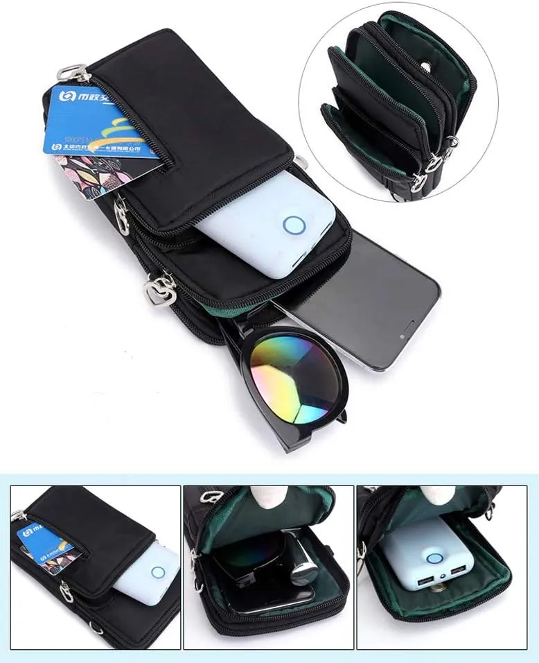 Women Crossbody Cell Phone Purse Wallet Wristband Armband Bag for Samsung Galaxy S25 Ultra S24 S23 S22 Ultra/Plus/FE, A16 A15 A14 A06 A05S A35, iPhone 16 15 Pro Max, Moto G Power 5G (Purple-L)