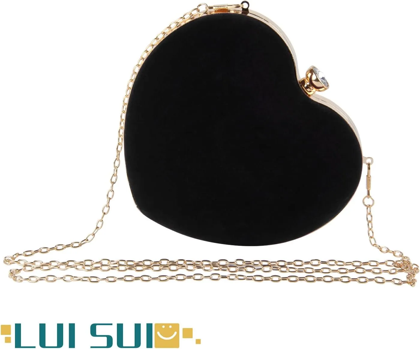 Women Heart Purse Wedding Party Evening Bag Cute Heart Shaped Clutch Small Cocktail Prom Tote Handbag