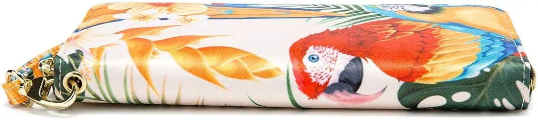 Women Wallet Card RFID For Womens Holder Blocking Credit Small Zipper Purse Pocket Bifold Slim Coin ID Ladies Wristlet Clutch Large Capacity Window Case Travel Zip Women's