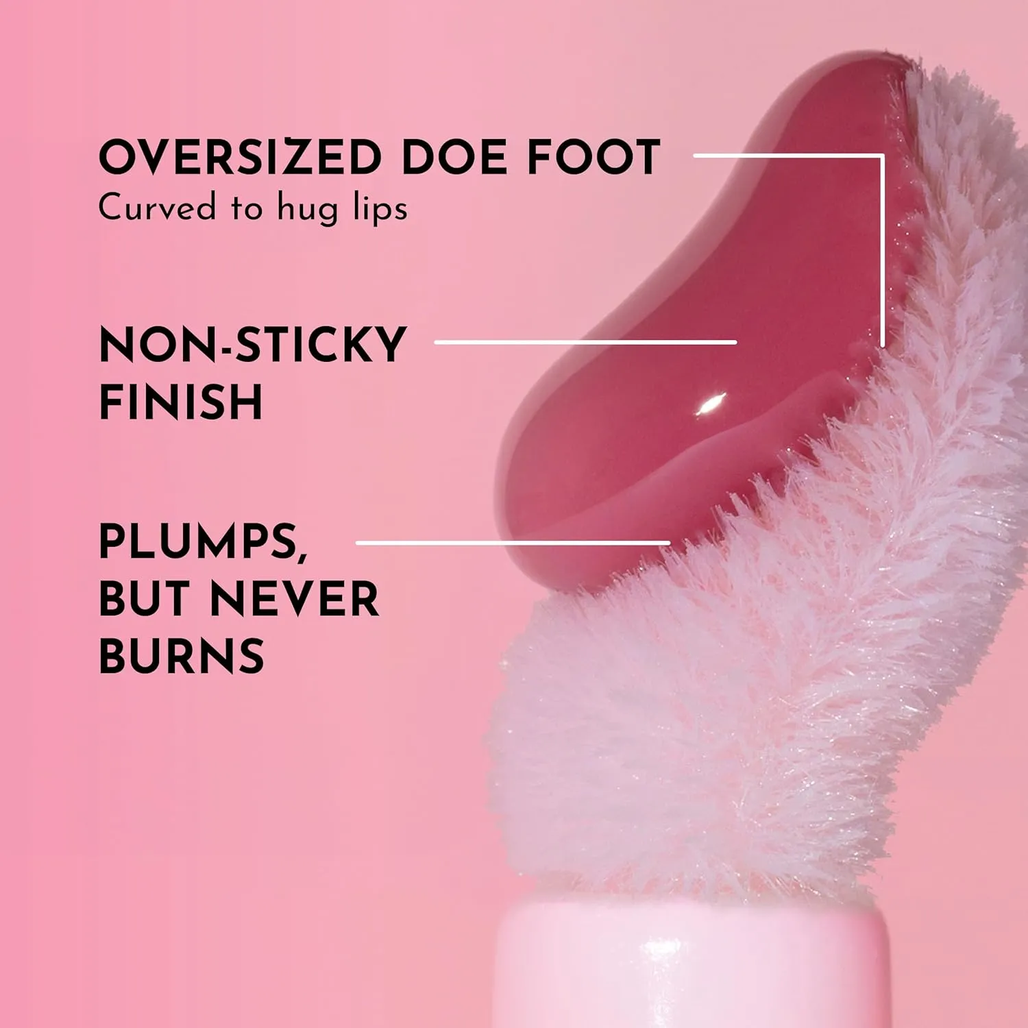 Women's Forget The Filler Lip Plumper Line Gloss, Velvet, Pink, 0.11 Fl Oz (Pack of 1)