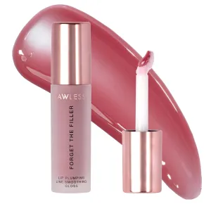 Women's Forget The Filler Lip Plumper Line Gloss, Velvet, Pink, 0.11 Fl Oz (Pack of 1)