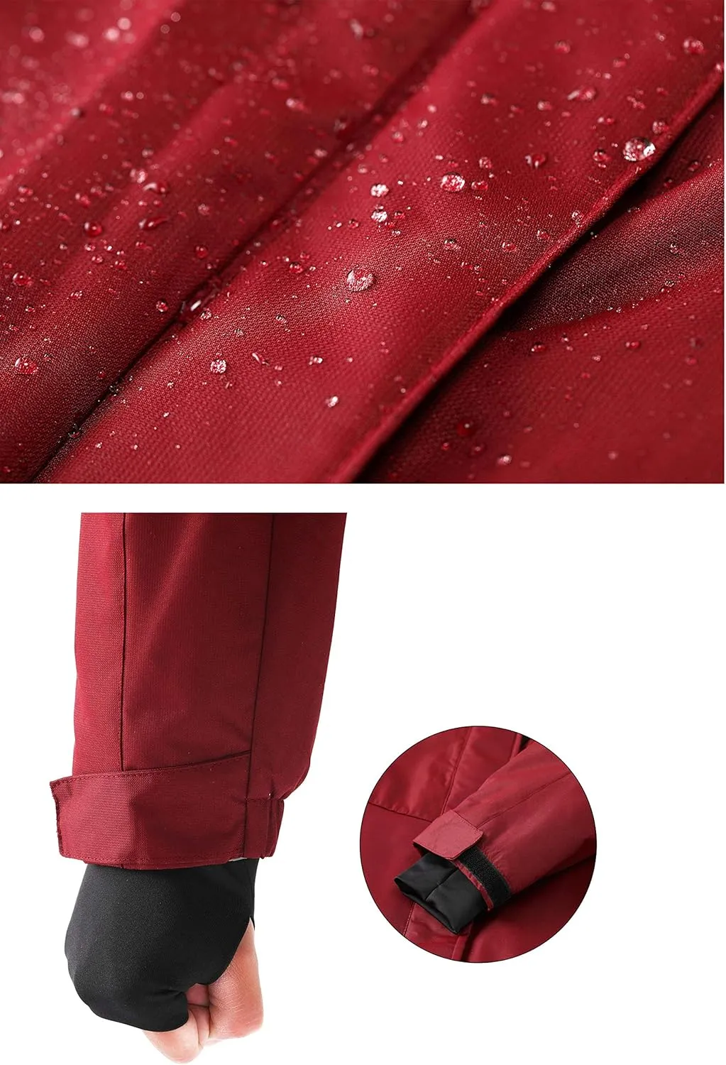 Women's Mountain Ski Jacket Waterproof Fleece Snowboard Winter Rain Coat