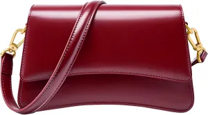 women's shoulder bag, cowhide crossbody bag, vintage leather crossbody bag, armpit bag, adjustable strap bag