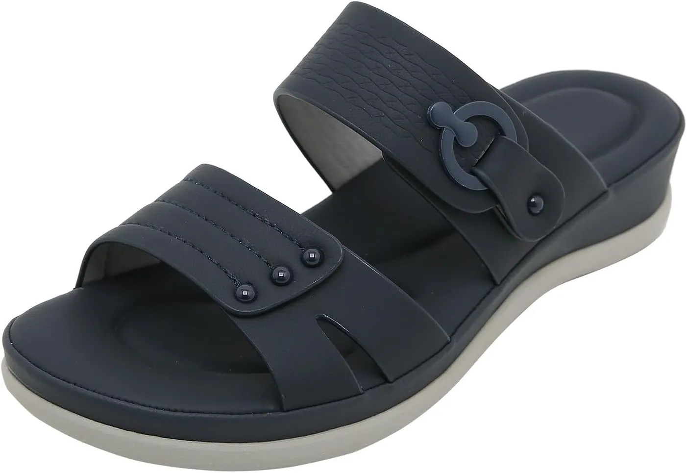 Women's Summer Fashion Sweet Open Toe Slippers Thick Bottom Casual Comfortable Beach Sandal Sling Sandals for Women
