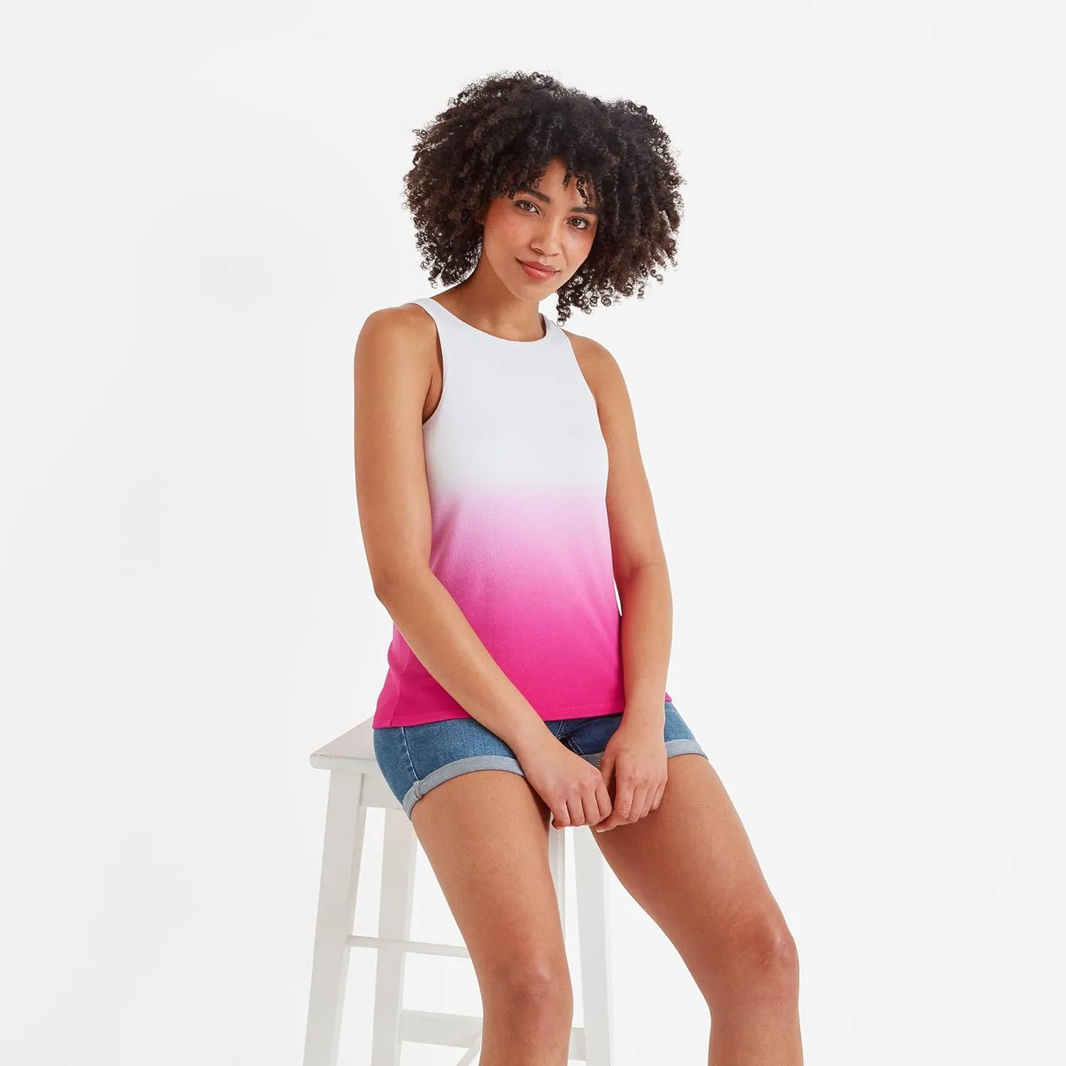 Womens/Ladies Louise Colour Gradient Tank Top