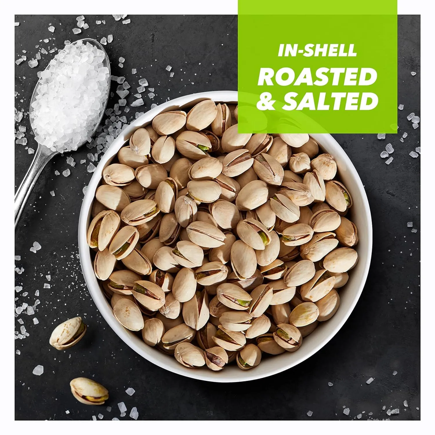 Wonderful Pistachios In Shell, Roasted and Salted Nuts, 1.5 Ounce Bag (Pack of 24), Protein Snack, On-the-Go, Individually Wrapped Healthy Snack