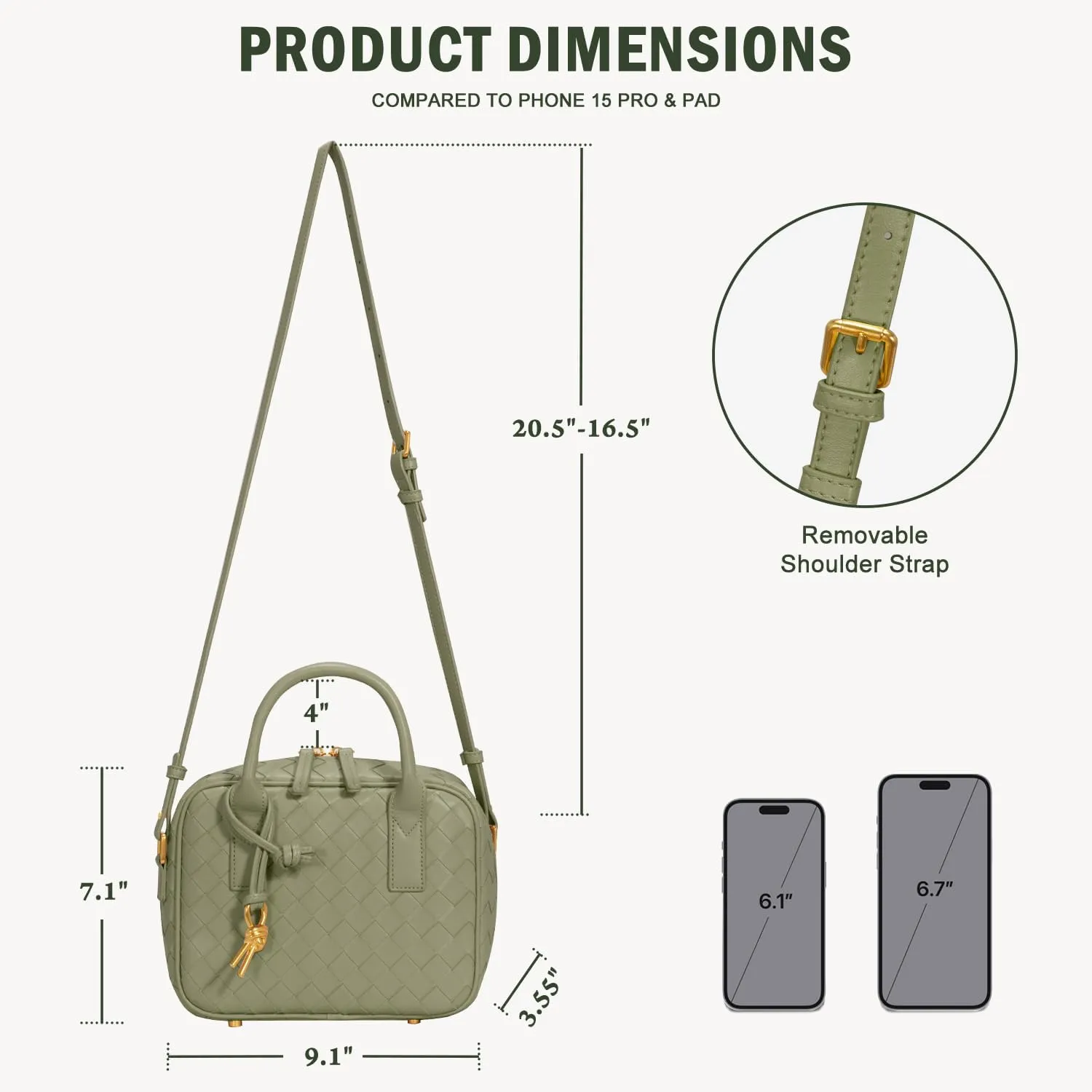 Woven Bag for Women Top Handle Satchel Handbag Crossbody Bag PU Leather Shoulder Bag Woven Purses for Women