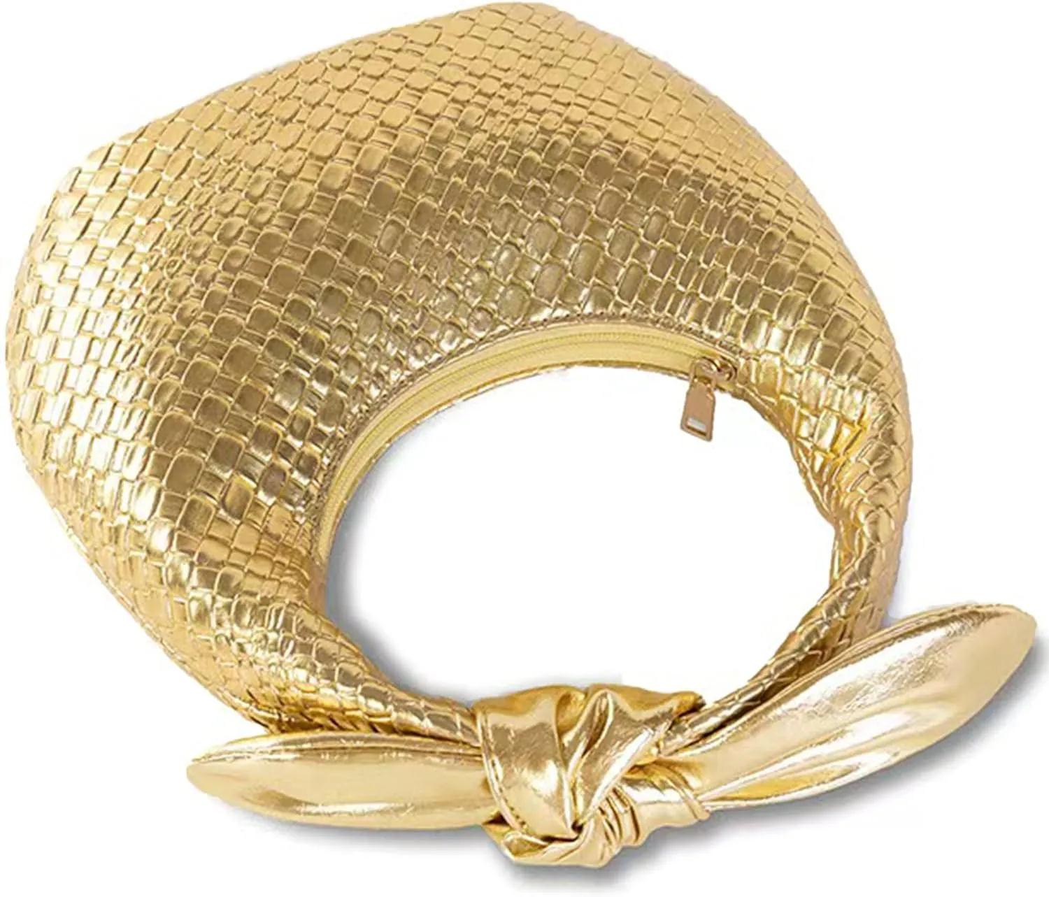 Woven Clutch Purses for Women, Summer Beach Bag, Bow Knot Dumpling Evening Handbags for Party Wedding