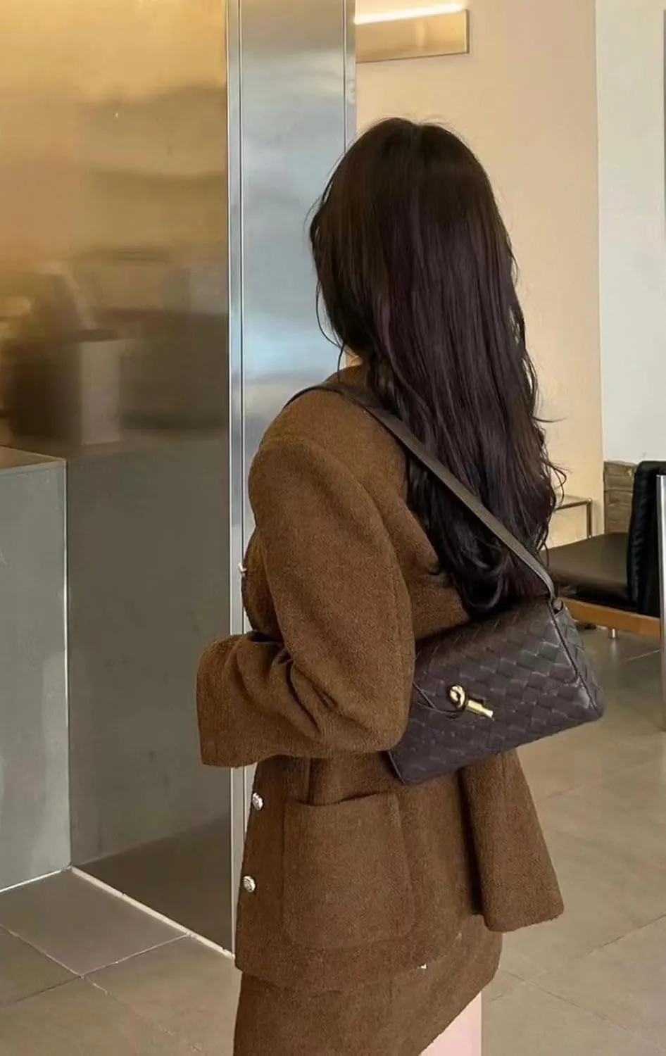 Woven Leather Shoulder Bag for Women, Fashion Handwoven Small Hobo Bag Purses Adjustable Shoulder Strap Crossbody Bag