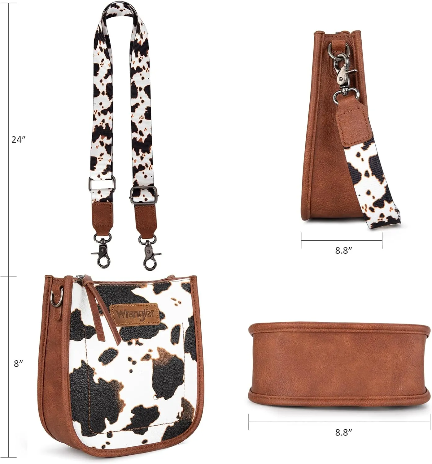 Wrangler Small Crossbody Bags for Women Cute Mini Purses Shoulder Handbag