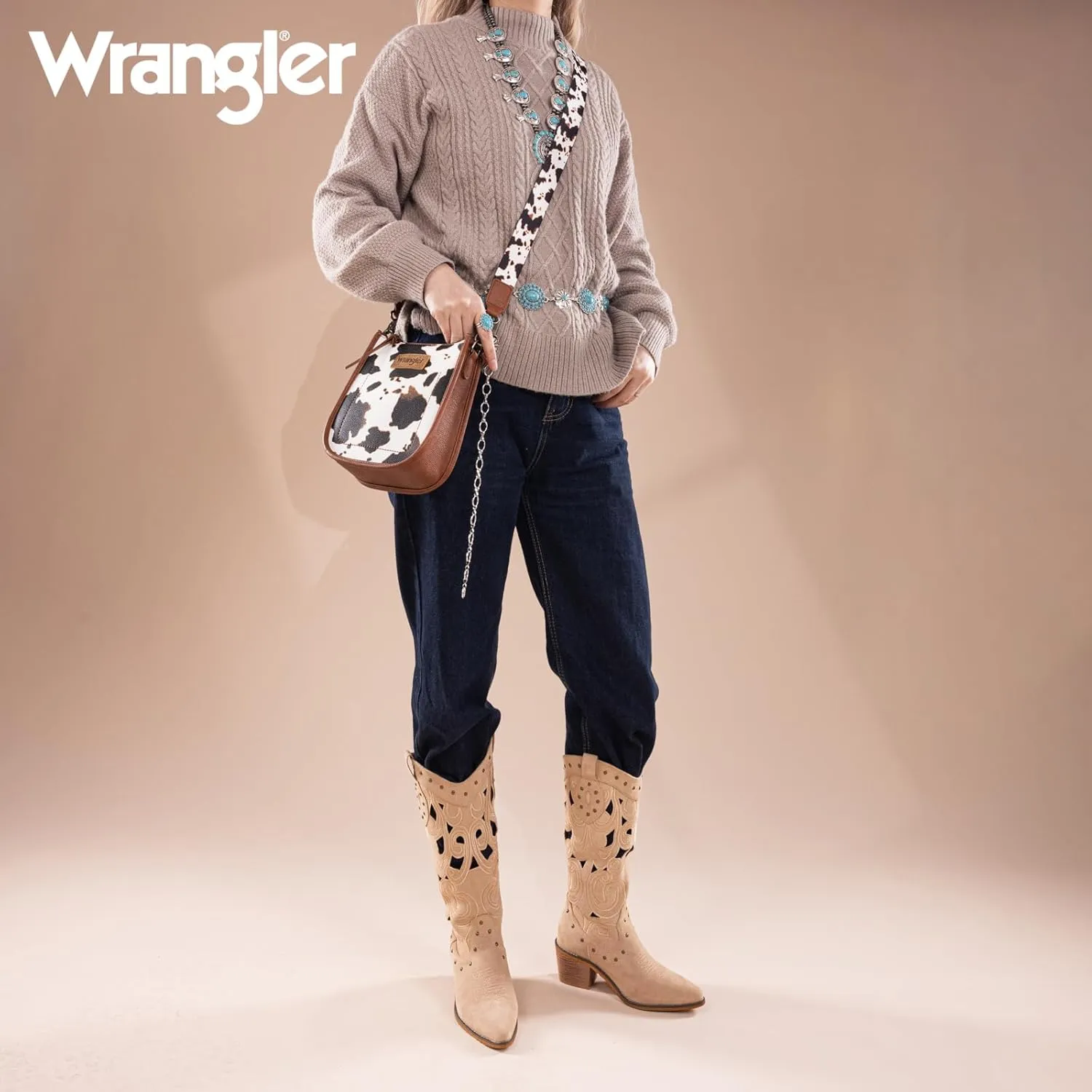 Wrangler Small Crossbody Bags for Women Cute Mini Purses Shoulder Handbag