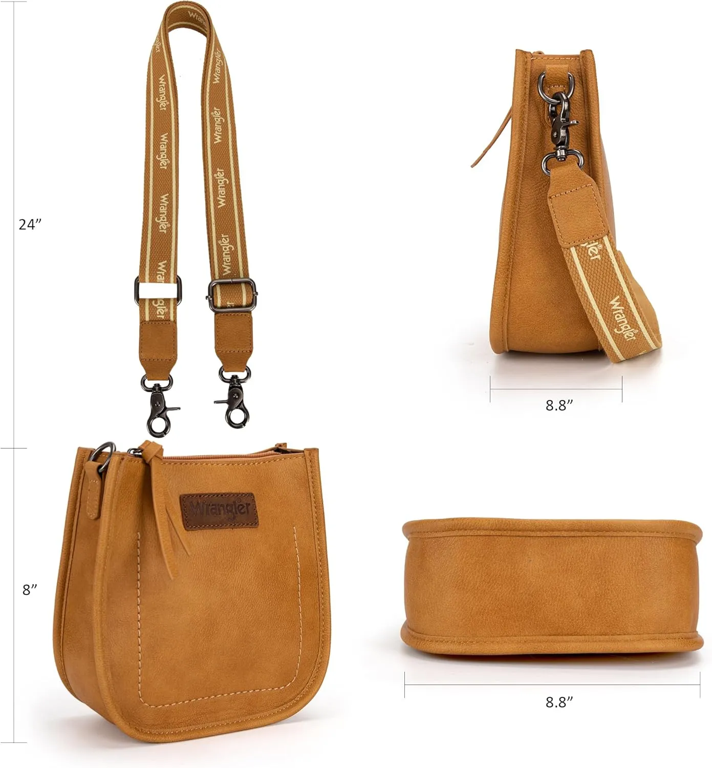 Wrangler Small Crossbody Bags for Women Cute Mini Purses Shoulder Handbag