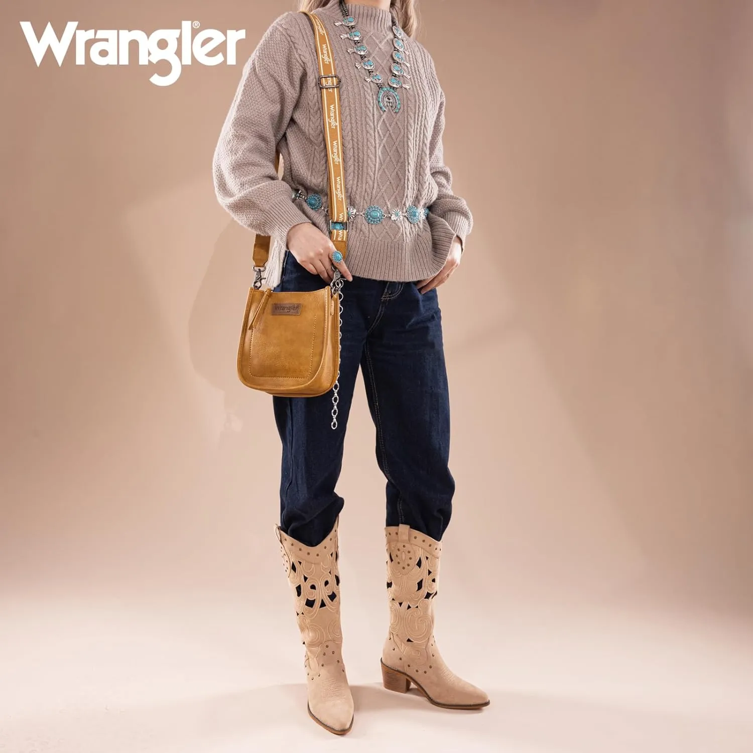 Wrangler Small Crossbody Bags for Women Cute Mini Purses Shoulder Handbag