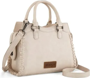 Wrangler Top Handle Bag for Women Woven Satchel Handbag