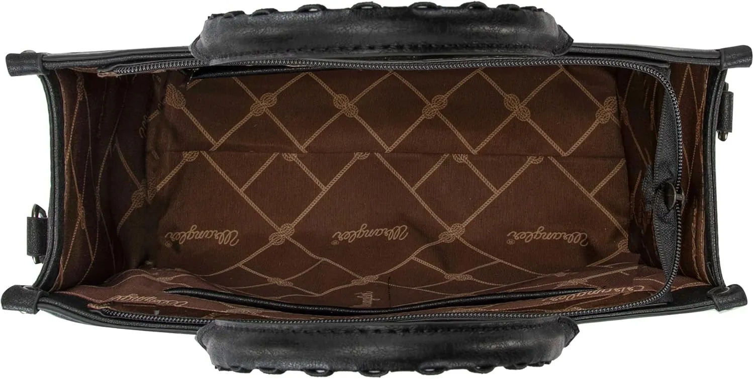 Wrangler Women's Leopard Print Woven Shoulder Purse