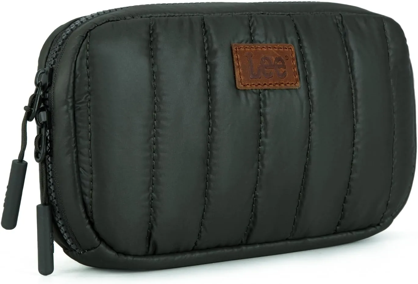 x Lee Dual Wristlet Wallets for Women, Puffer Crossbody Wallets Purse with Phone Pocket & Zipper Closure