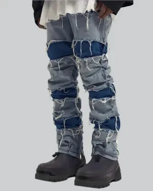Y2K Ripped Denim Jeans for