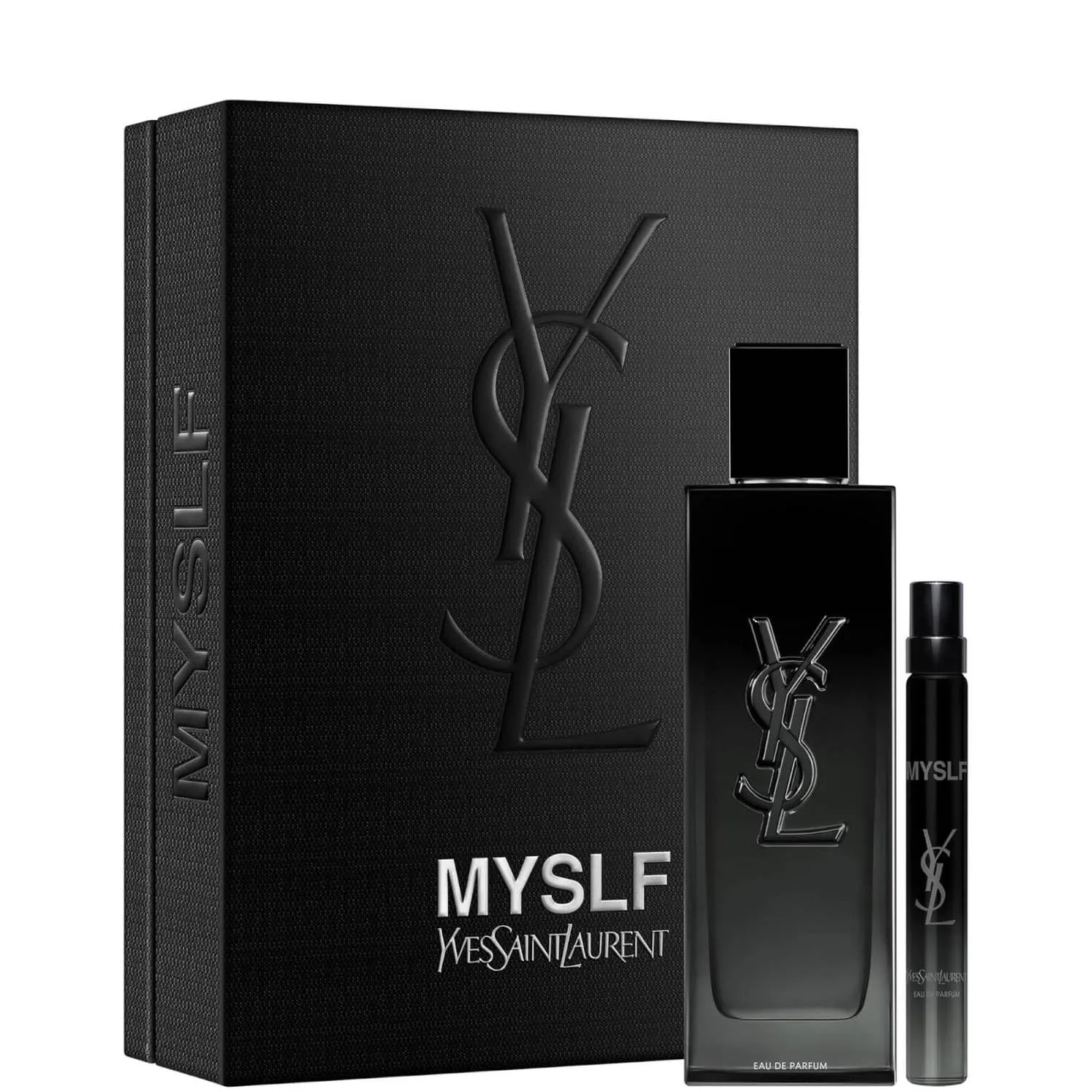 YVES SAINT LAURENT Ysl Myslf 2 pcs Gift Set, 3.4 EDP Spray   Mini 10 ml Spray - Hard Box