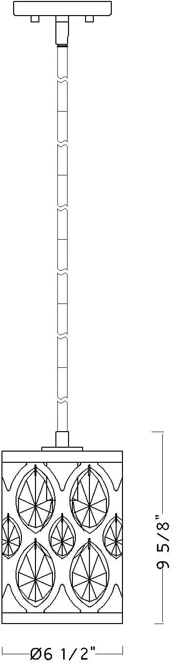 Z-Lite 1 Light Mini Pendant 6010MP-MB