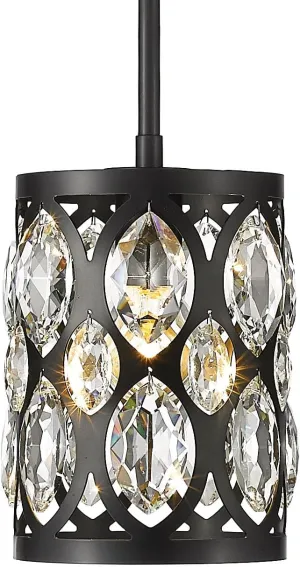 Z-Lite 1 Light Mini Pendant 6010MP-MB